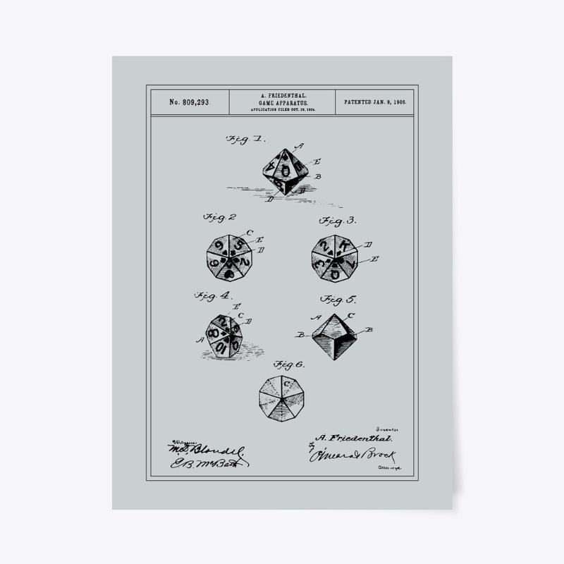 D10 Patent Drawing (Black)