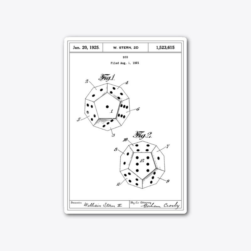 D12 Patent Drawing (Black)