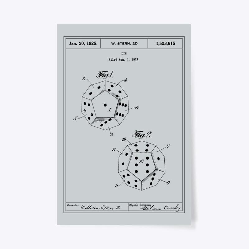 D12 Patent Drawing (Black)