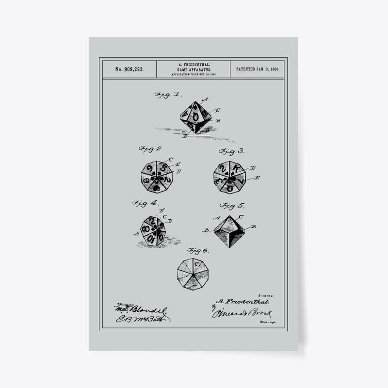 D10 Patent Drawing (Black)