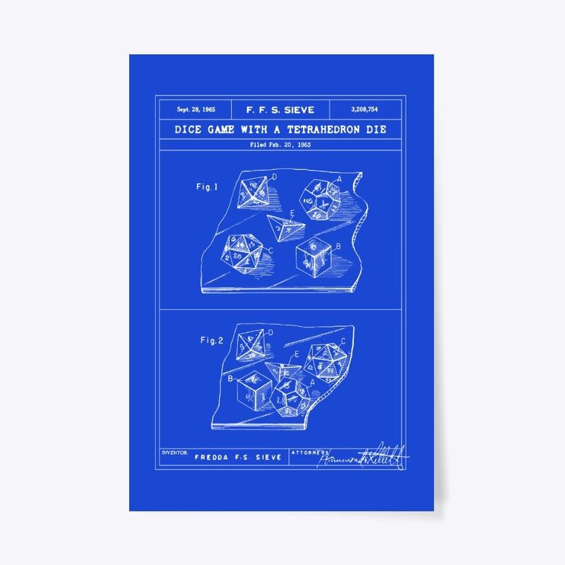 Dice Game Patent (White)