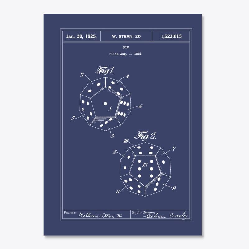 D12 Patent Drawing (White)